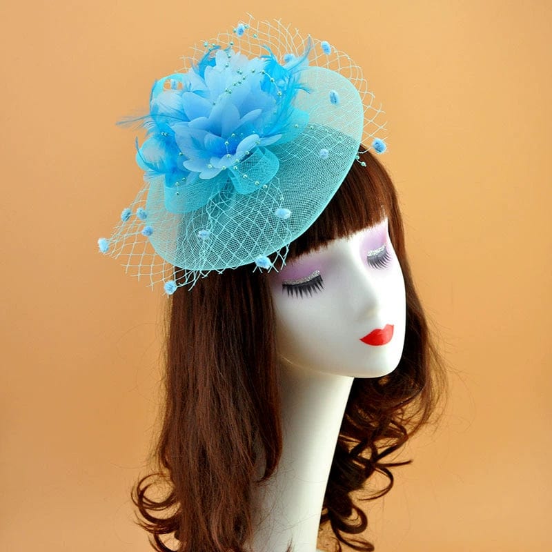 Retro Photo Studio Photography Barrettes Billycock Feather Headwear - SHOWLU FASHION STORE