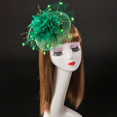 Retro Photo Studio Photography Barrettes Billycock Feather Headwear - SHOWLU FASHION STORE