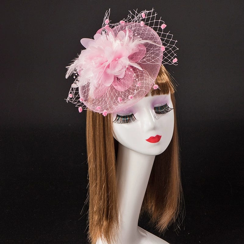 Retro Photo Studio Photography Barrettes Billycock Feather Headwear - SHOWLU FASHION STORE
