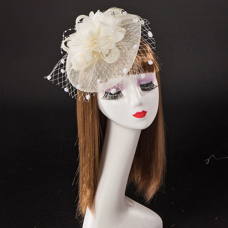Retro Photo Studio Photography Barrettes Billycock Feather Headwear - SHOWLU FASHION STORE