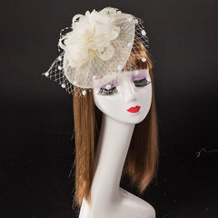 Retro Photo Studio Photography Barrettes Billycock Feather Headwear - SHOWLU FASHION STORE
