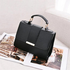 Retro Women Handbag Ladies Crossbody Messenger Bags High Quality PU Leather Female Flap Shoulder Bag New Arrival - SHOWLU FASHION STORE
