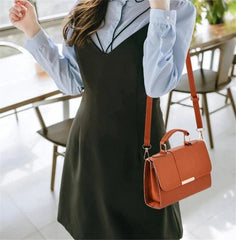 Retro Women Handbag Ladies Crossbody Messenger Bags High Quality PU Leather Female Flap Shoulder Bag New Arrival - SHOWLU FASHION STORE