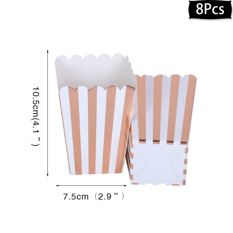 Rose Gold birthday Tableware Paper Towel Cup Plate tablecloth Disposable set Adult Birthday Party Decorations Wedding Tableware - SHOWLU FASHION STORE