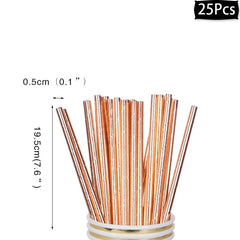 Rose Gold birthday Tableware Paper Towel Cup Plate tablecloth Disposable set Adult Birthday Party Decorations Wedding Tableware - SHOWLU FASHION STORE