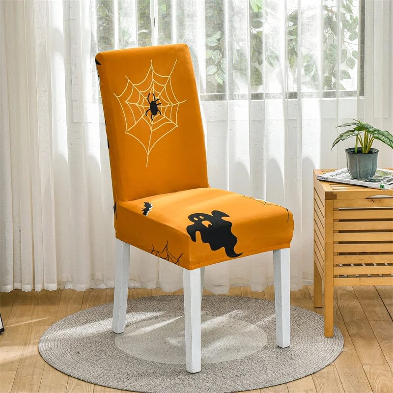Santa Chair Covers for Dining Room Christmas Removable Slipcovers for Dining Chair Red Spandex Kitchen Chair Slipcovers Set - SHOWLU FASHION STORE