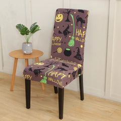 Santa Chair Covers for Dining Room Christmas Removable Slipcovers for Dining Chair Red Spandex Kitchen Chair Slipcovers Set - SHOWLU FASHION STORE