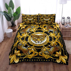 Seamless Chains Baroque Pattern Bohemian Bedding Set Small Single Twin Double Queen King Cal King Size Bed Linen Set - SHOWLU FASHION STORE