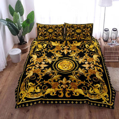 Seamless Chains Baroque Pattern Bohemian Bedding Set Small Single Twin Double Queen King Cal King Size Bed Linen Set - SHOWLU FASHION STORE
