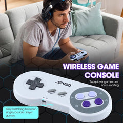 SF900 Consola for Super Nintendo 16 Bit Game Stick 4700 Retro Games HD Video Game Consoles for NES SNES Wireless Controller - SHOWLU FASHION STORE