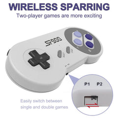 SF900 Consola for Super Nintendo 16 Bit Game Stick 4700 Retro Games HD Video Game Consoles for NES SNES Wireless Controller - SHOWLU FASHION STORE