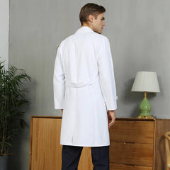 Silky Lab Coats Pharmacy Robe Anti - static Consultation Coat Tab - Waist Women Men Dual - function Dentist Uniform 501/701 - SHOWLU FASHION STORE