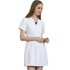 Silky Lab Coats Pharmacy Robe Anti - static Consultation Coat Tab - Waist Women Men Dual - function Dentist Uniform 501/701 - SHOWLU FASHION STORE