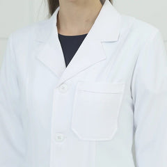 Silky Lab Coats Pharmacy Robe Anti - static Consultation Coat Tab - Waist Women Men Dual - function Dentist Uniform 501/701 - SHOWLU FASHION STORE