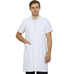 Silky Lab Coats Pharmacy Robe Anti - static Consultation Coat Tab - Waist Women Men Dual - function Dentist Uniform 501/701 - SHOWLU FASHION STORE