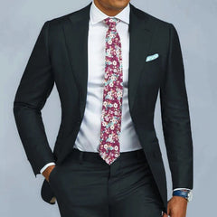 Slim Fit Gentlemen Suits for Men 2 Piece Beige Wedding Groom Tuxedo Male Fashion Smoking Costume Jacket with Pants 2023 - SHOWLU FASHION STORE