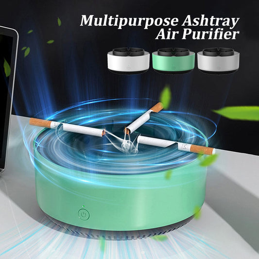 Smoke Removal Air Purification Ashtray Anion Purification Practical Automatic Purifier Ashtray Portable Gadgets For Car Ashtray - SHOWLU FASHION STORE