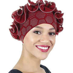 Soft Muslim Turban Hijab Caps Floral Chain Stitch Diamond Underscarf Modal Cotton Inner Cap Veil Head Wear Women's Bonnet Hats - SHOWLU FASHION STORE