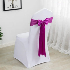 Spandex Chair Sashes Wedding Ready Made Bow Tie Lycra Stretch Hotel Birthday Party Show Decoration On Sale Universal - SHOWLU FASHION STORE