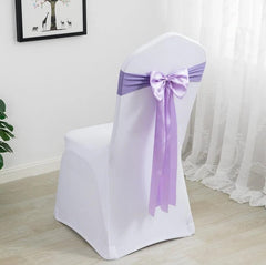 Spandex Chair Sashes Wedding Ready Made Bow Tie Lycra Stretch Hotel Birthday Party Show Decoration On Sale Universal - SHOWLU FASHION STORE