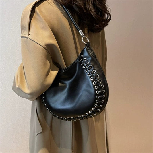 Special - Interest Design Bag Women's 2022 New Trendy French Style Advanced Texture Crossbody Handbag All - Match Shoulder Tote Bag - SHOWLU FASHION STORE