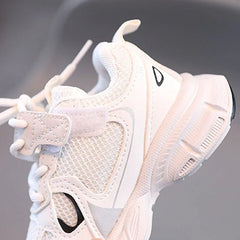 Spring and Autumn Children Sports Shoes Unisex Kids Sneakers Mesh Upper Breathable Basketball Shoes Tennis Casual Flats Footwear - SHOWLU FASHION STORE