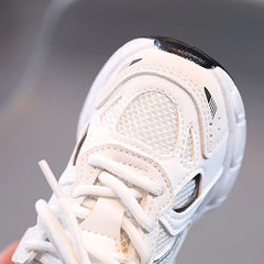 Spring and Autumn Children Sports Shoes Unisex Kids Sneakers Mesh Upper Breathable Basketball Shoes Tennis Casual Flats Footwear - SHOWLU FASHION STORE