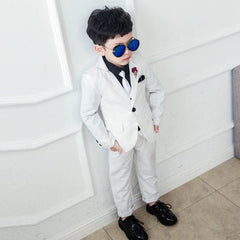 Spring and Autumn Flower Girl Three - Piece Suit - SHOWLU FASHION STORE