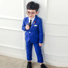 Spring and Autumn Flower Girl Three - Piece Suit - SHOWLU FASHION STORE