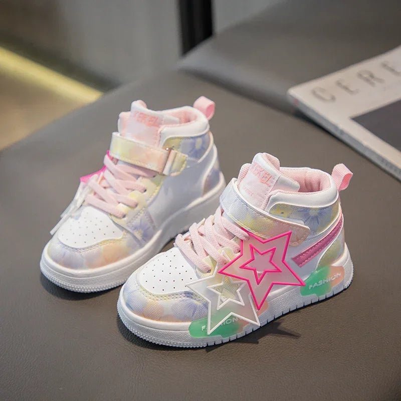 Spring Kids Shoes Fashion Classic Non - slip Children Sneakers 2024 Spring New Walking Shoes for Girls Casual Outdoor - SHOWLU FASHION STORE