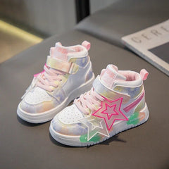 Spring Kids Shoes Fashion Classic Non - slip Children Sneakers 2024 Spring New Walking Shoes for Girls Casual Outdoor - SHOWLU FASHION STORE