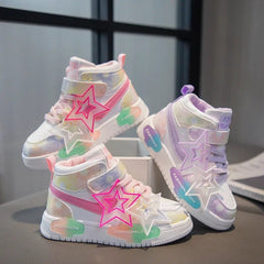 Spring Kids Shoes Fashion Classic Non - slip Children Sneakers 2024 Spring New Walking Shoes for Girls Casual Outdoor - SHOWLU FASHION STORE
