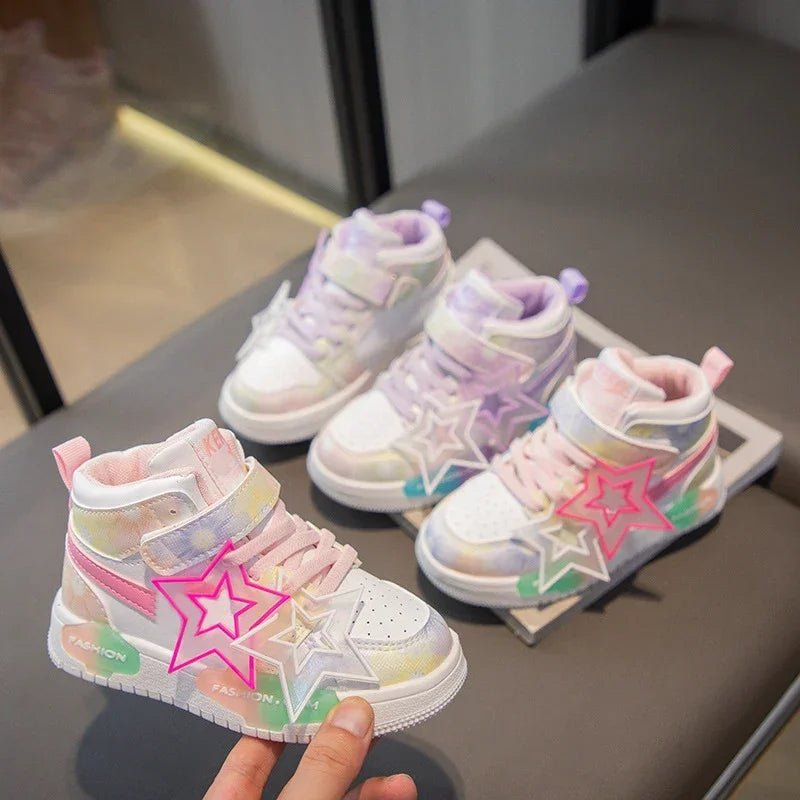 Spring Kids Shoes Fashion Classic Non - slip Children Sneakers 2024 Spring New Walking Shoes for Girls Casual Outdoor - SHOWLU FASHION STORE
