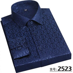 Spring Men's Long - sleeved Shirt, Tiger Print Orange Lapel Single - breasted Top Hanfu Slim Fit Shirt Men Japanese Fashion - SHOWLU FASHION STORE