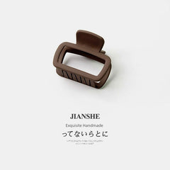 Square Simple Wild Shark Clip Hairware Loose Clip - SHOWLU FASHION STORE