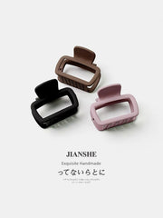 Square Simple Wild Shark Clip Hairware Loose Clip - SHOWLU FASHION STORE
