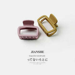 Square Simple Wild Shark Clip Hairware Loose Clip - SHOWLU FASHION STORE