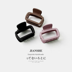 Square Simple Wild Shark Clip Hairware Loose Clip - SHOWLU FASHION STORE
