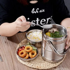 Stainless Steel Insulated Thermos Lunch Box - SHOWLU FASHION STORE