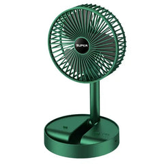 Stand Fan 6 Inch Folding Portable Telescopic Floor/USB with Rechargeable Battery 3 Speeds Super Quiet Adjustable Height - SHOWLU FASHION STORE