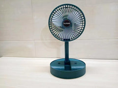 Stand Fan, 6 Inch Folding Portable Telescopic Floor/USB with Rechargeable Battery,3 Speeds Super Quiet Adjustable Height - SHOWLU FASHION STORE