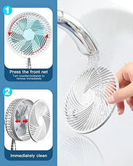 Stand Fan, 6 Inch Folding Portable Telescopic Floor/USB with Rechargeable Battery,3 Speeds Super Quiet Adjustable Height - SHOWLU FASHION STORE