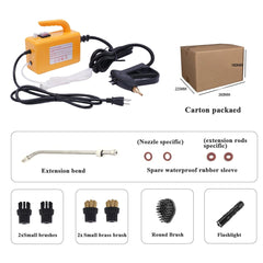 Steam Cleaner For Home 2600W High Pressure Sterilization Air Conditioning Kitchen Hood Car Appliances Carpet Cleaning Vaporizer - SHOWLU FASHION STORE