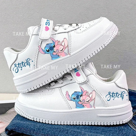 Stitch Shoes sneakers for children Student Casual basketball shoes Kid Sneakers girls boys Running Fashion Sports Shoes Gift - SHOWLU FASHION STORE