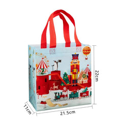StoBag 12pcs Marry Christmas Tote Bags Gift Package Fabric Hnadle Santa Claus Home Handmade Kids Party Favors New Year Supplies - SHOWLU FASHION STORE