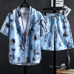 Stylish Floral Shirt & Shorts Set - SHOWLU FASHION STORE