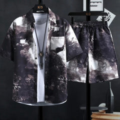 Stylish Floral Shirt & Shorts Set - SHOWLU FASHION STORE