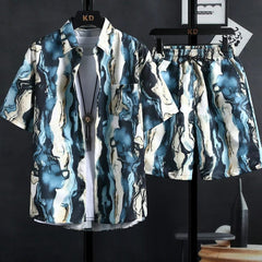 Stylish Floral Shirt & Shorts Set - SHOWLU FASHION STORE