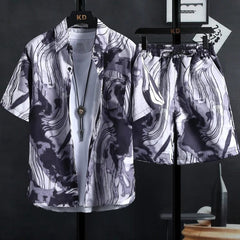 Stylish Floral Shirt & Shorts Set - SHOWLU FASHION STORE