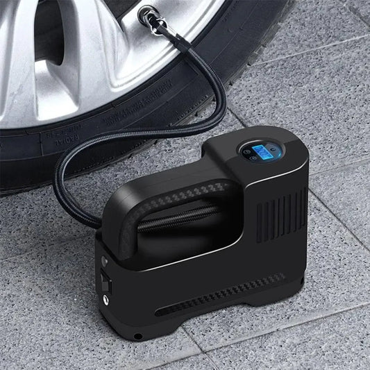 SUITU Wireless Car Inflatable Pump Rechargeable Car Air Compressor Pump 150PSI 120W Automobiles Tire Inflator with LED Light - SHOWLU FASHION STORE